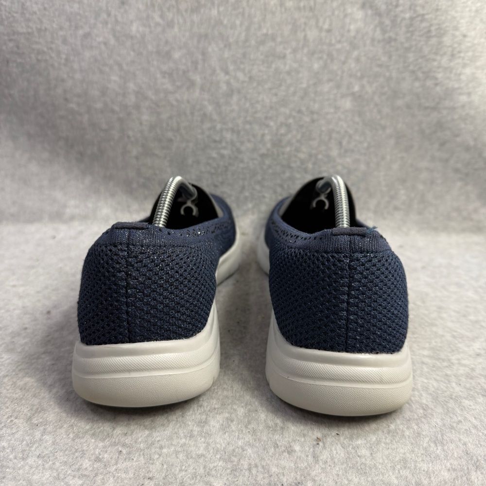 Skechers Shoes Womens Size 9.5 Blue Memory Foam Slip On Comfort Walking Sneakers - Picture 5 of 10